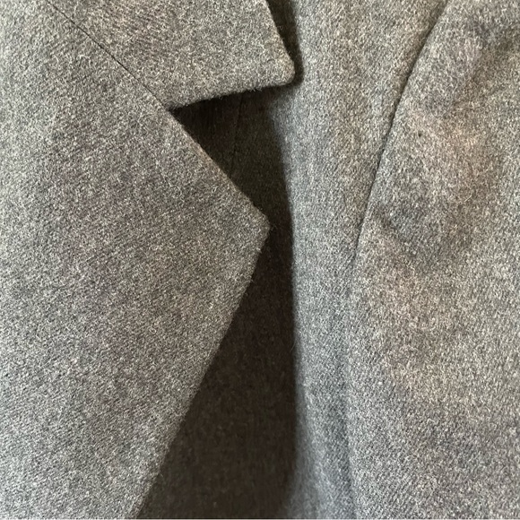 Pendleton Wool One Button Blazer Jacket Lined Pockets Gray  Sz 14W - Picture 5 of 10